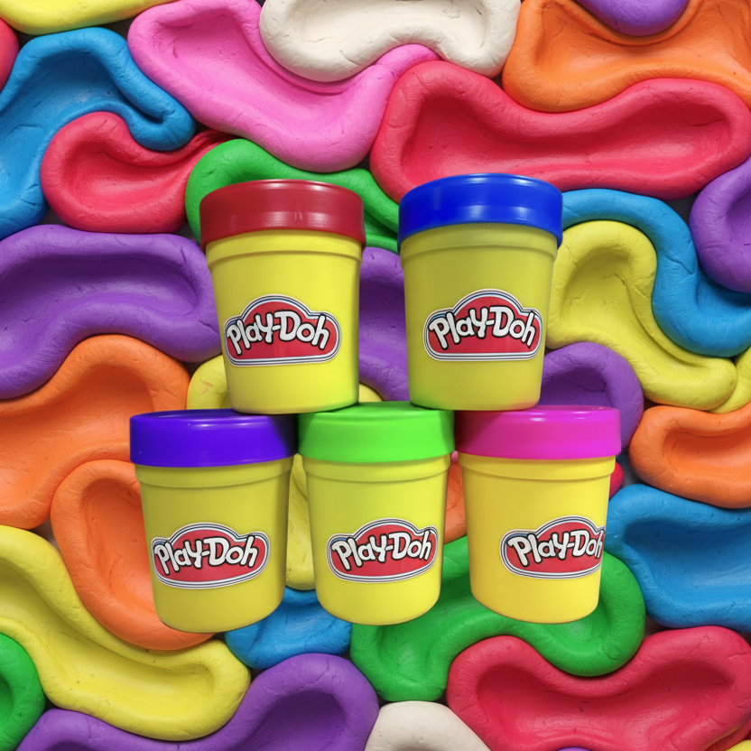 Bote Alcancía Play Doh - 15 x 12 cm