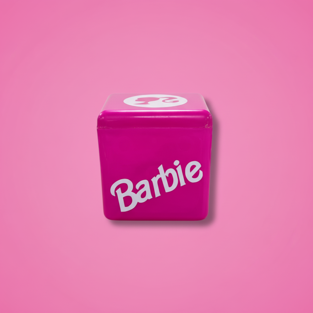 Cubo Contenedor Barbie - 15 cm