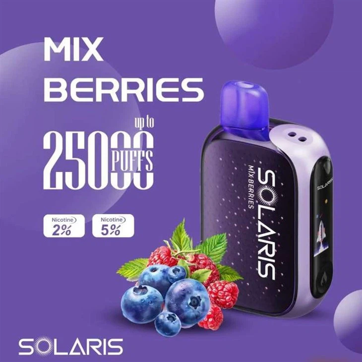 Solaris Solar Charging Vape - 25,000 Puffs