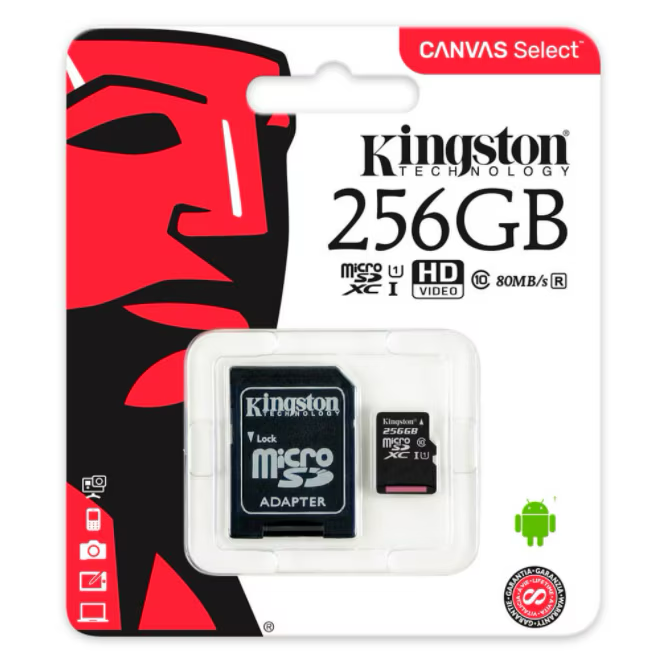 Memoria Micro SD - 256 GB