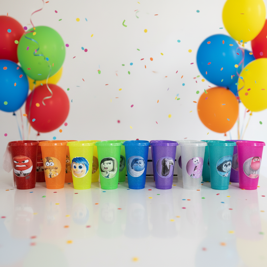 Vaso Glitter Intensamente - 17 x 7 cm