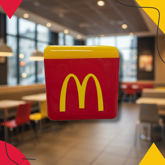 Cubo Contenedor McDonald´s - 15 cm