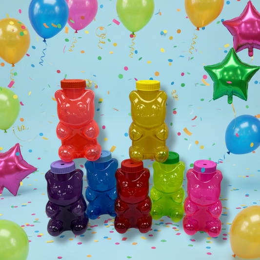 Panda Popote Traslucido - 1 Litro