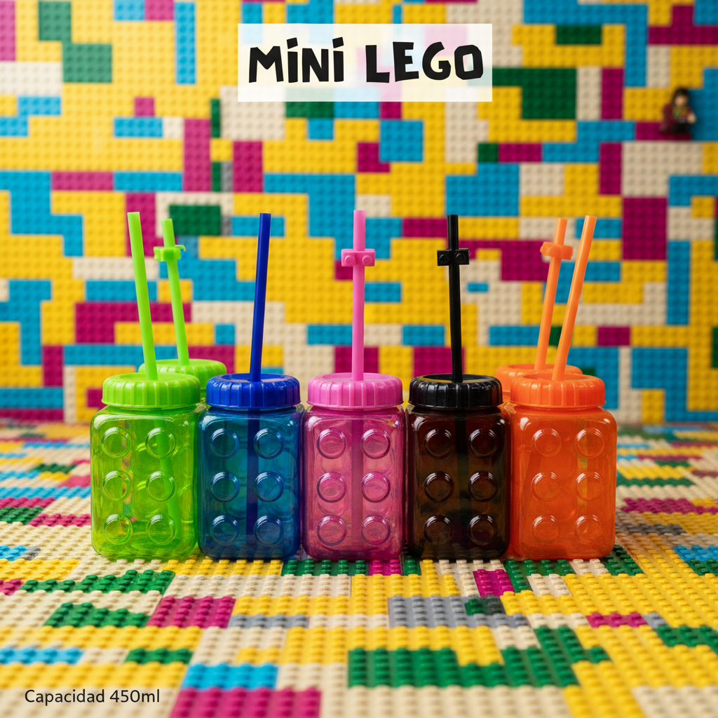 Mini Lego - 12.5 x 7 cm (450 ml)