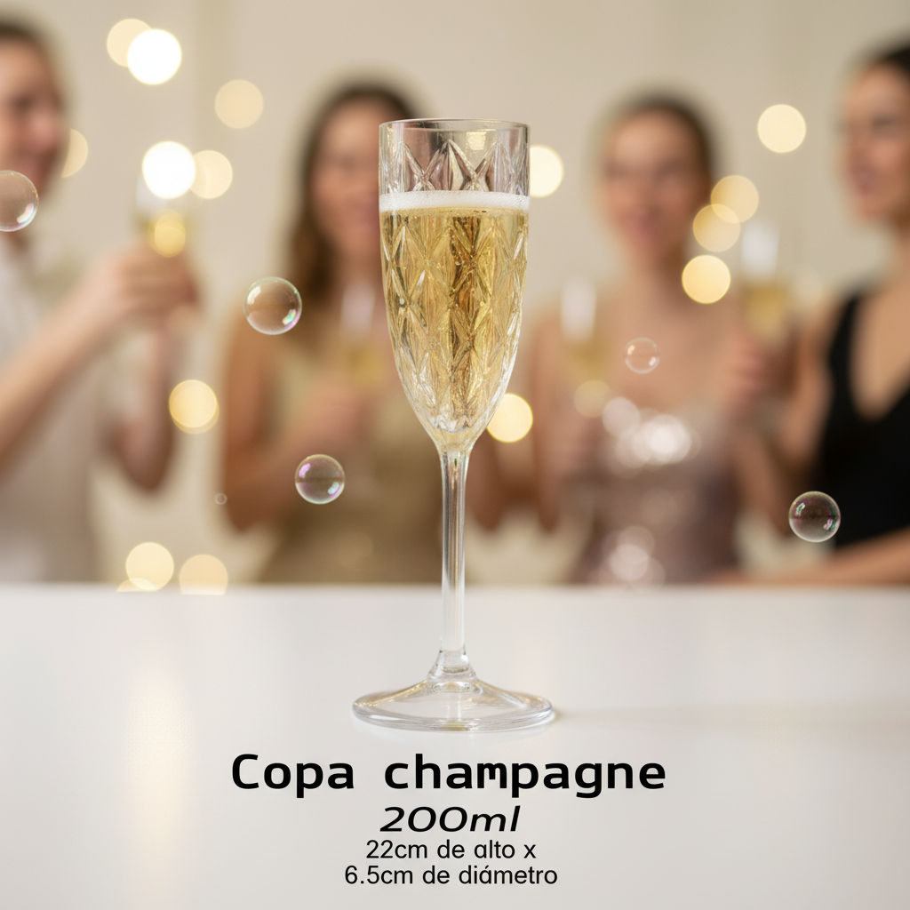 Copa de Champagne - 22 x 6.5 cm (200 ml)