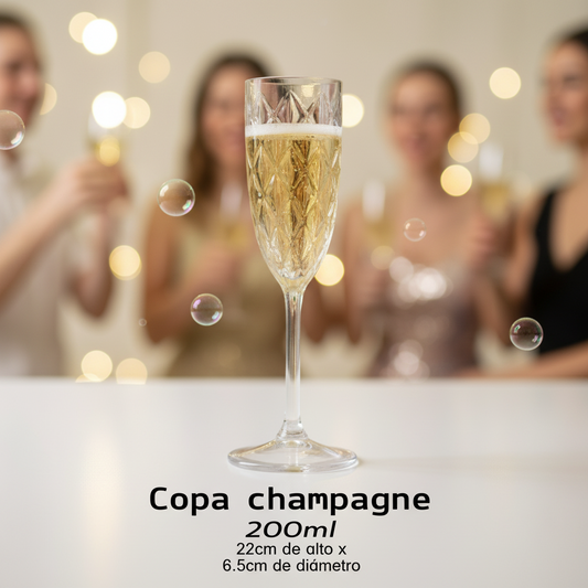 Copa de Champagne - 22 x 6.5 cm (200 ml)