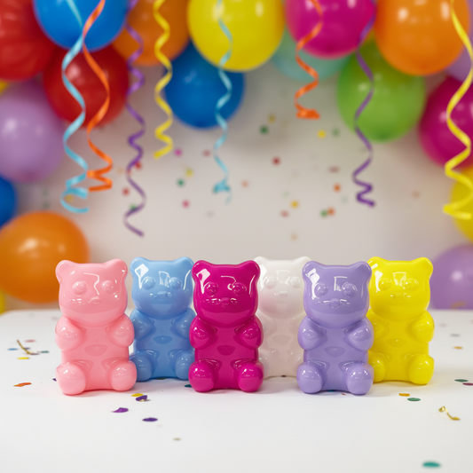 Panda Dulcero Colores Solidos - 25 x 15 cm