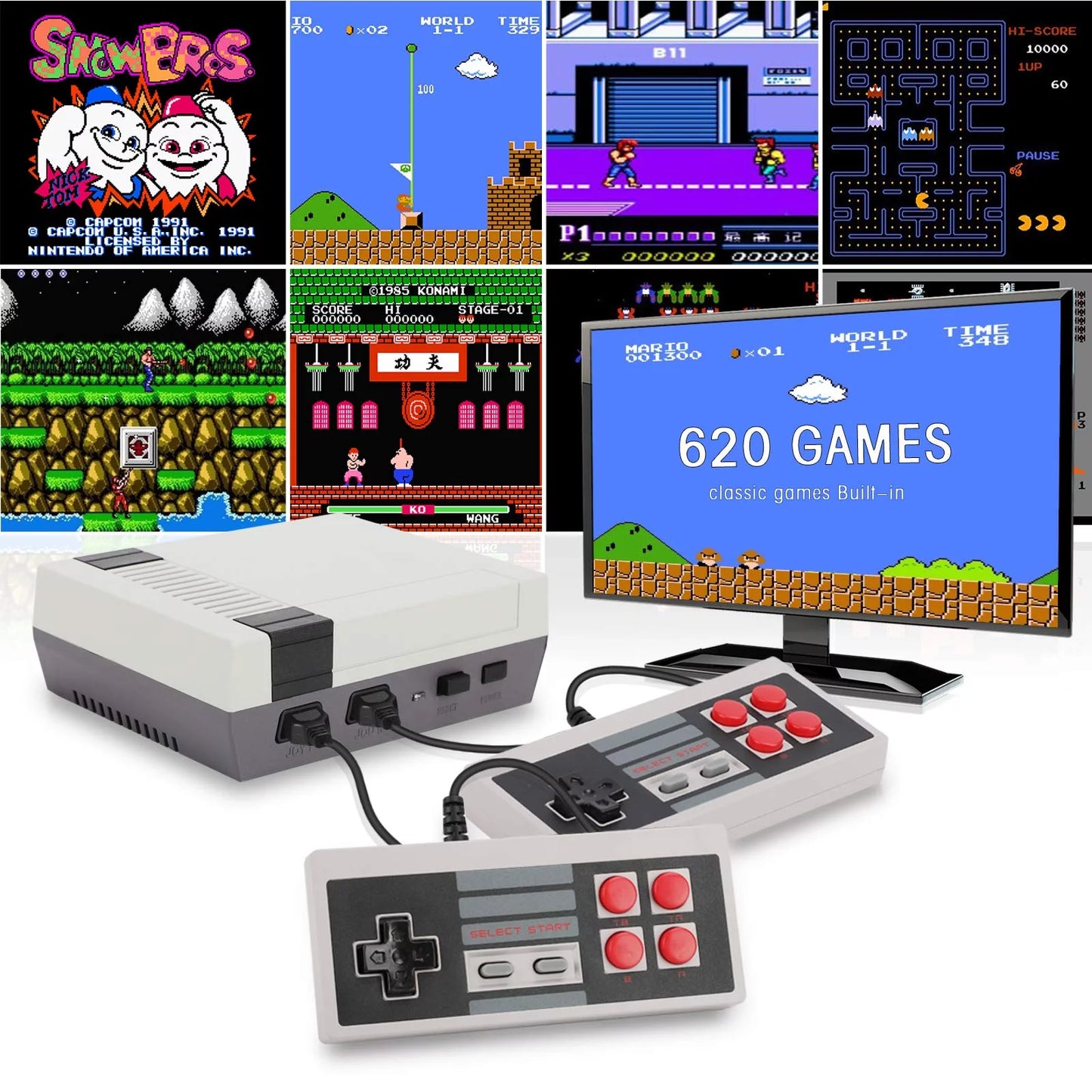 Consola de videojuegos Retro - 620 juegos incluidos