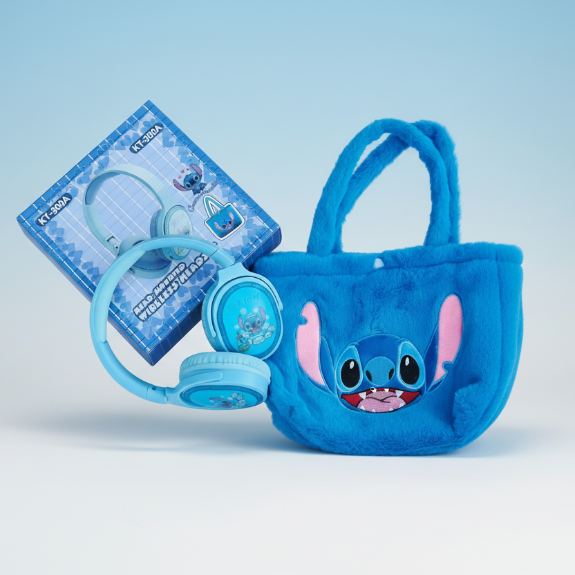 Audifonos Diadema Stitch KT300 con Bolsa