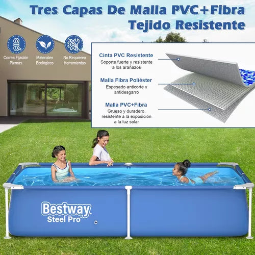 Alberca Bestway 1200 L (2.21 m x 1.5 m)