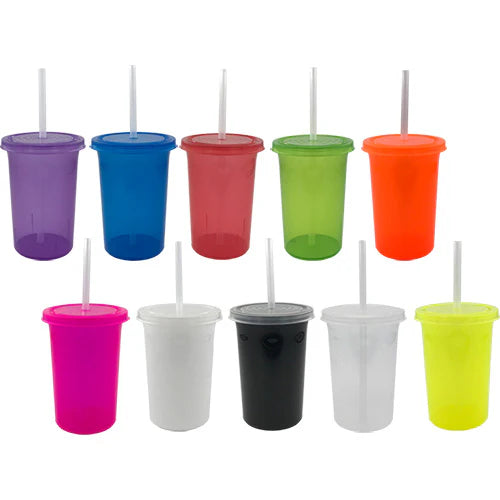 Vaso con popote 700ml