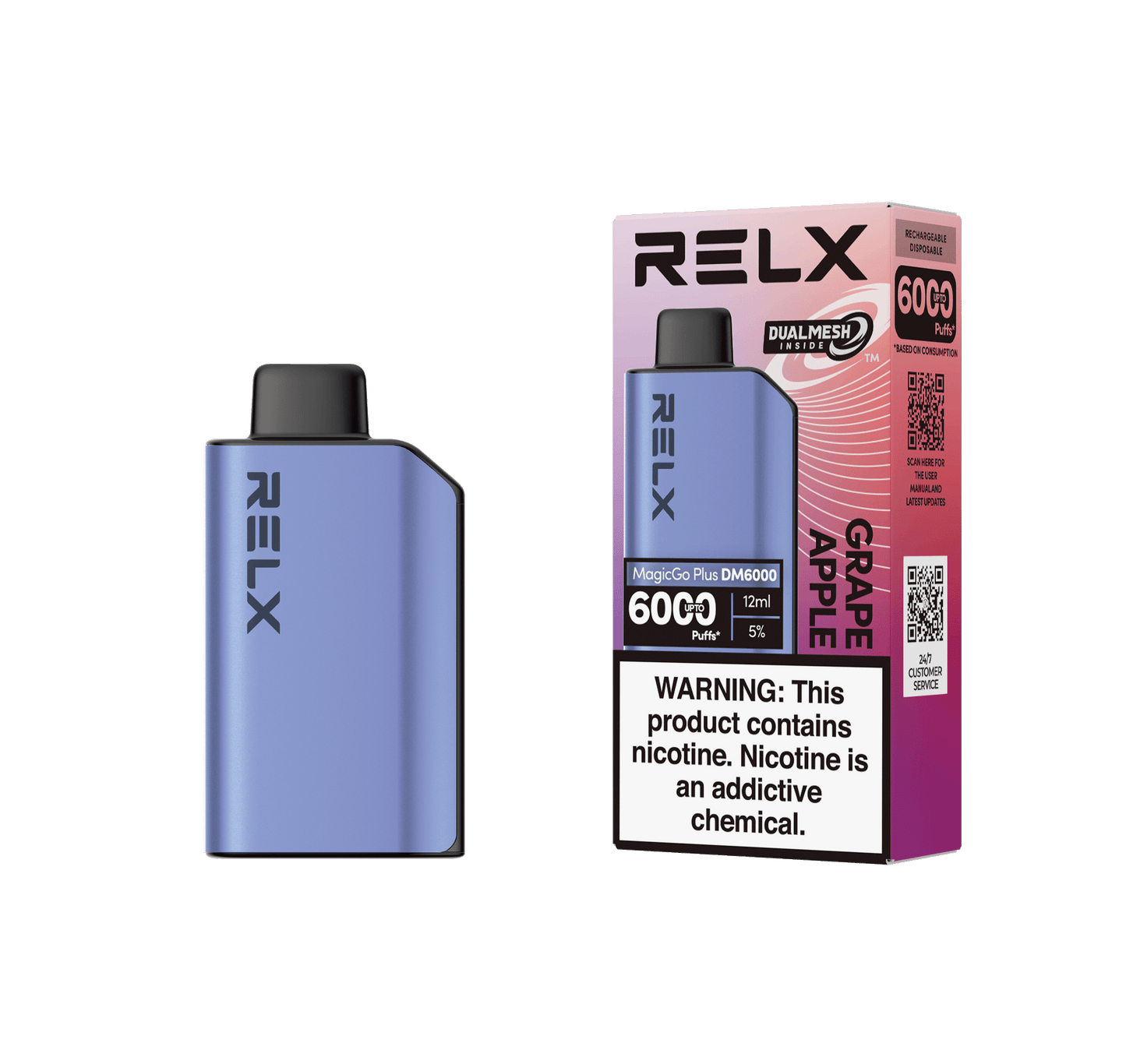 RELX MagicGo Plus DM6000 - 6,000 Caladas