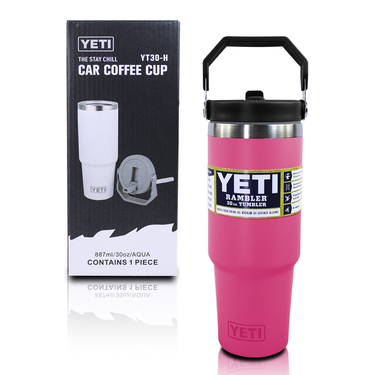 Yeti 20 oz con popote y agarradera