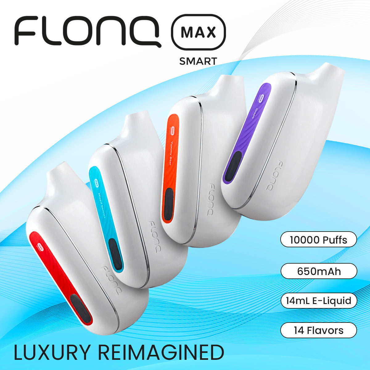 Flonq Max Smart - 10,000 Puffs