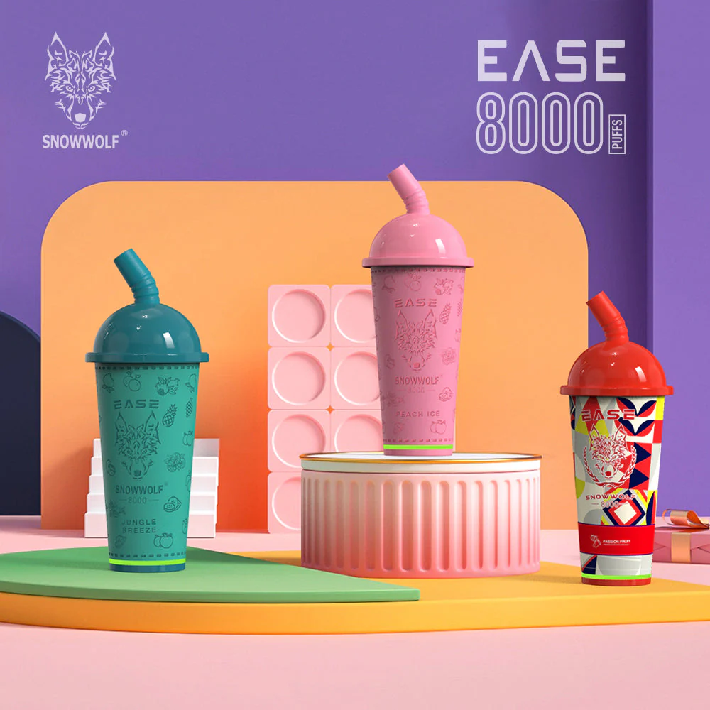 SnowWolf Ease - 8,000 Puffs