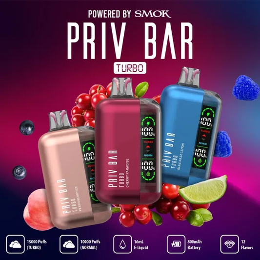 Smok Priv Bar Turbo - 15,000 Puffs