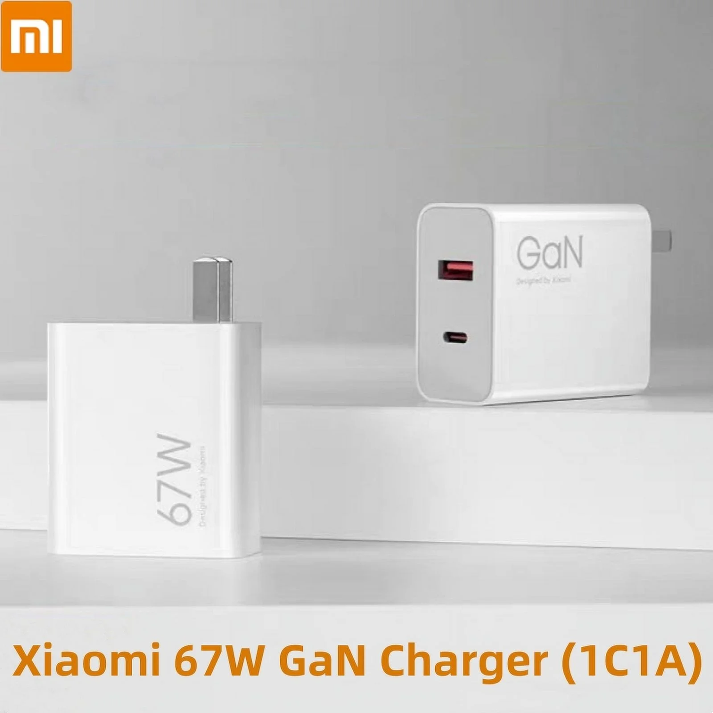 Cargador 67W Adaptador Duo C y USB Cable C a C - Xiaomi