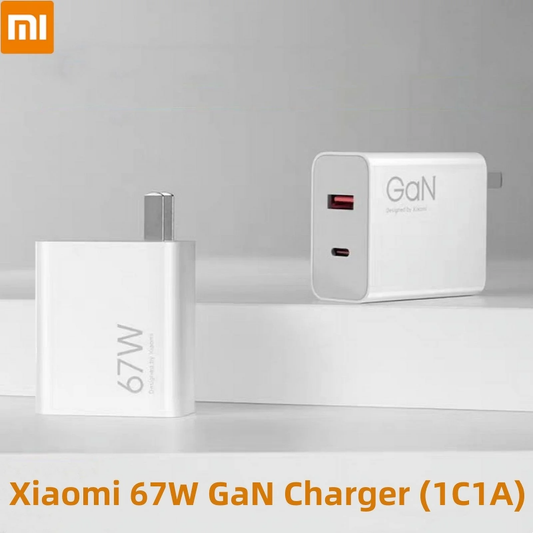 Cargador 67W Adaptador Duo C y USB Cable C a C - Xiaomi