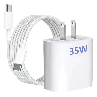 Cargador 35W Cable Trenzado C a C (1 m)- Apple