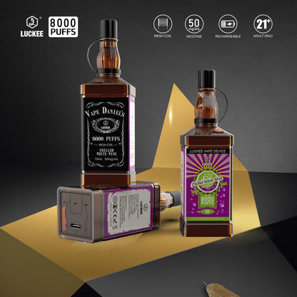 Luckee Vape Daniels - 8,000 Puffs