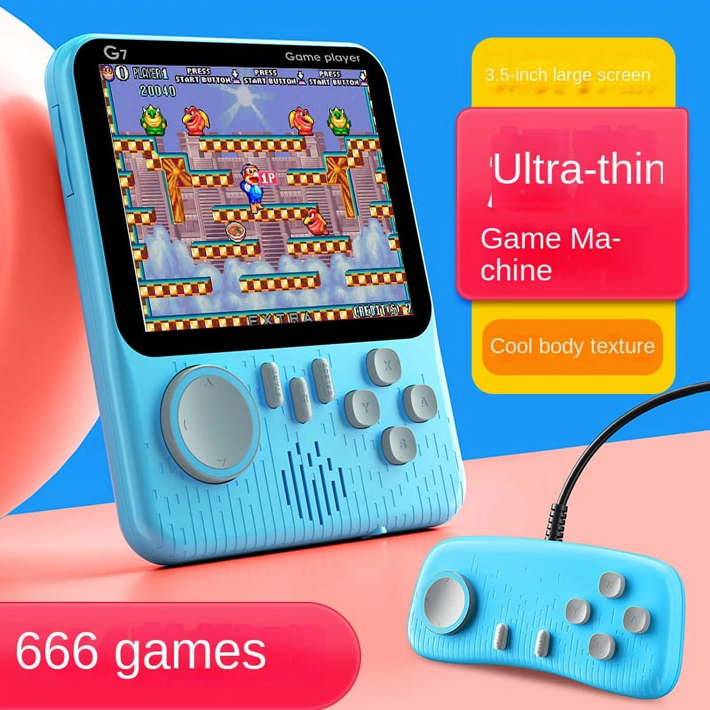 Consola de Videojuegos Retro G7 - 666 Juegos