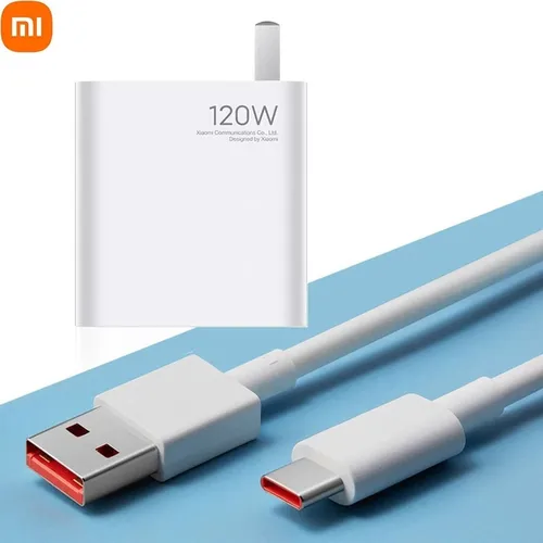 Cargador 120W Adaptador Duo C y USB Cable C a C - Xiaomi