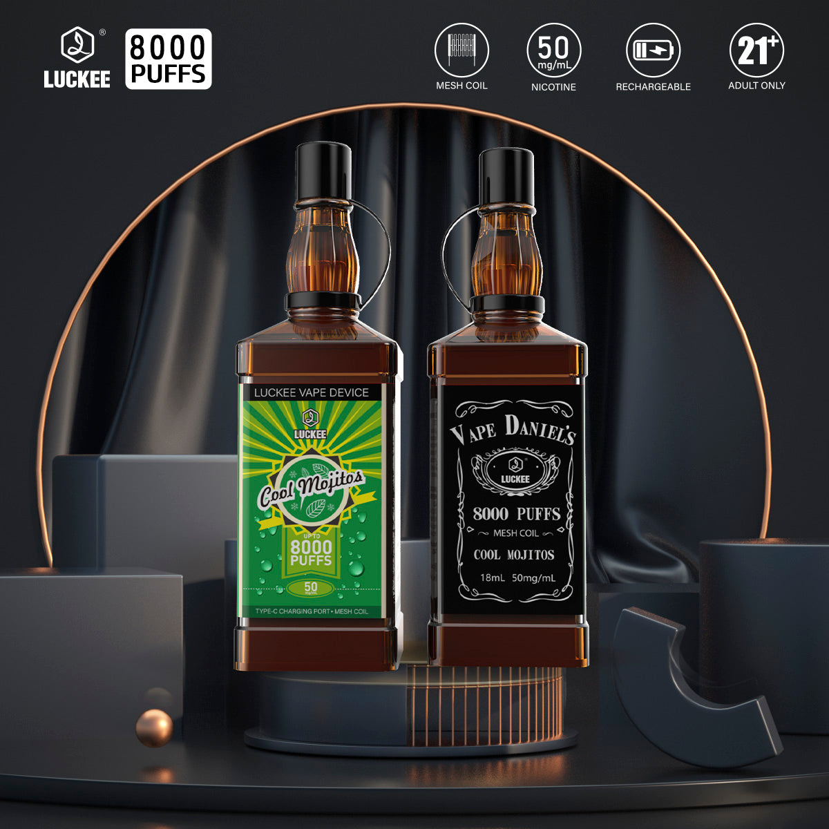 Luckee Vape Daniels - 8,000 Puffs