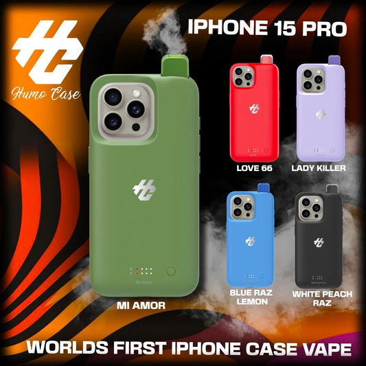Humo Case iPhone 15 Pro - 30,000 Puffs