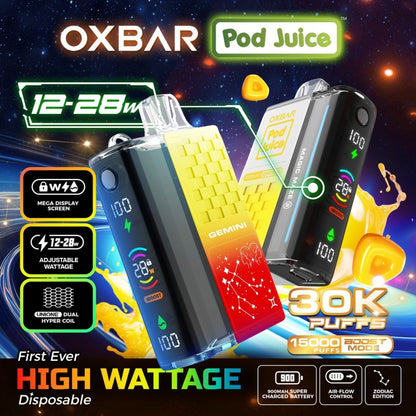 Oxbar Pod Juice Magic Maze 2.0 Zodiac Edition - 30,000 Puffs
