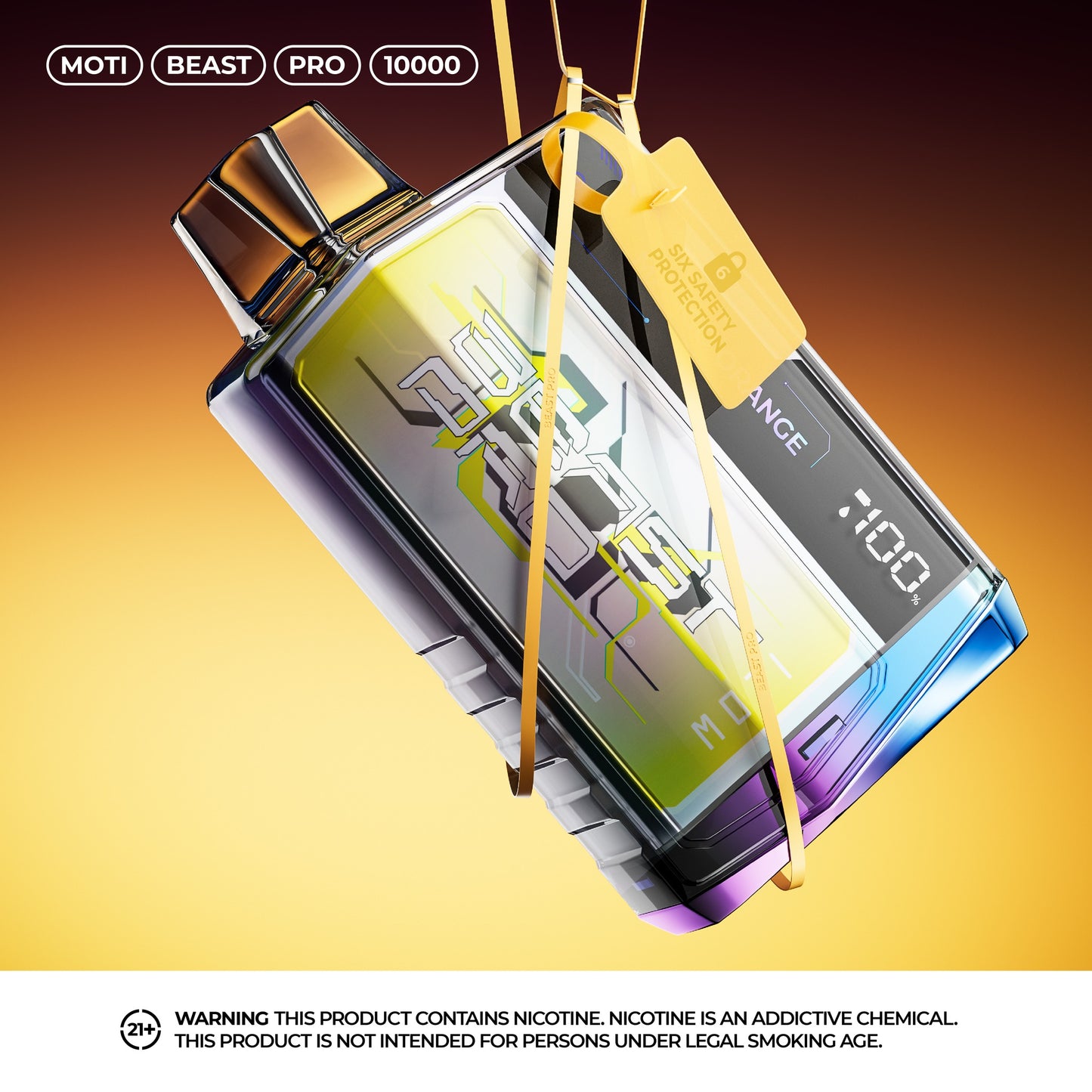 MOTI Beast Pro 10000 - 10,000 Puffs