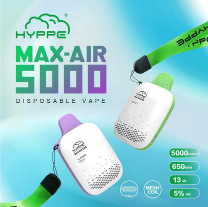 Hyppe Max Air - 5,000 Puffs