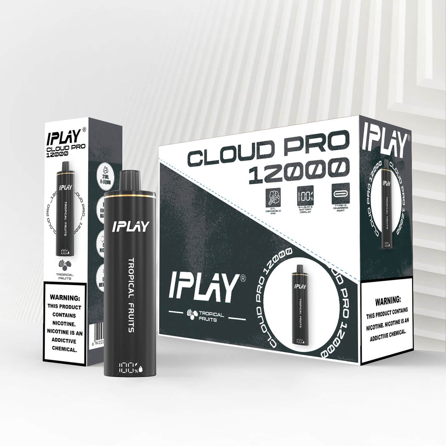 Iplay Cloud Pro - 12,000 Puffs