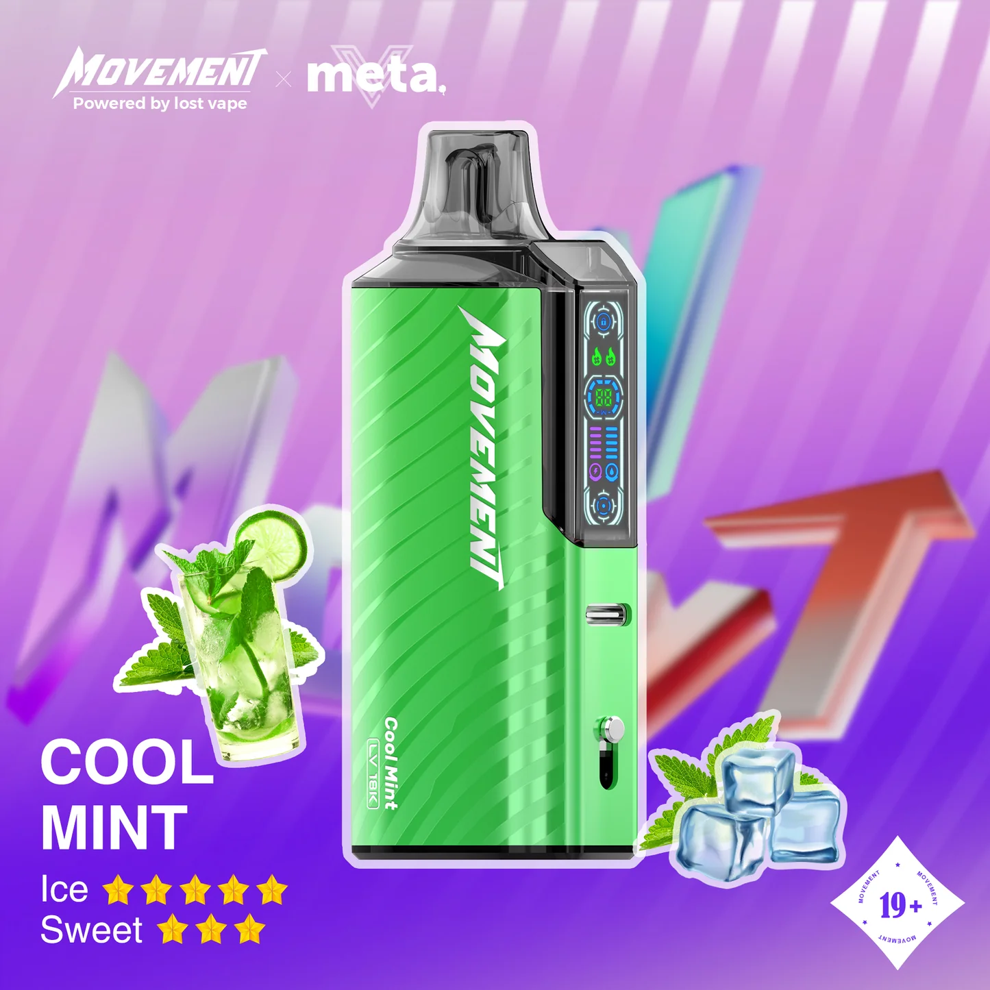 Movement LV18K - 18,000 Puffs