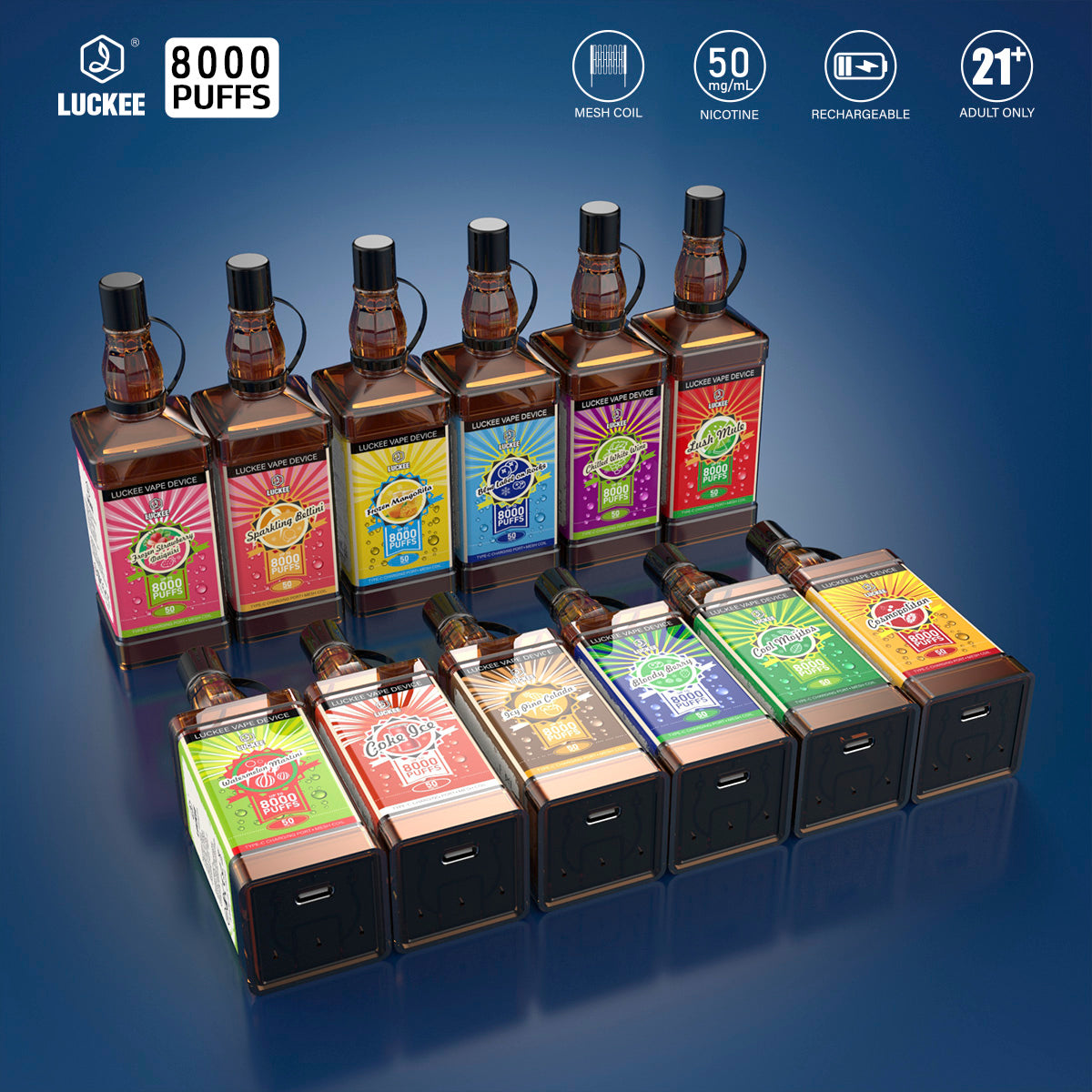 Luckee Vape Daniels - 8,000 Puffs