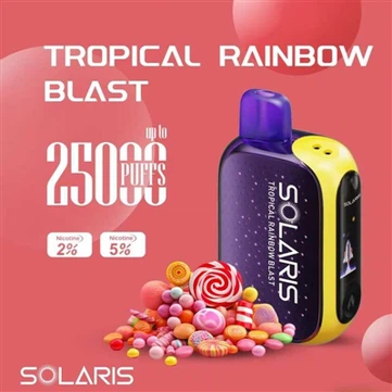 Solaris Solar Charging Vape - 25,000 Puffs