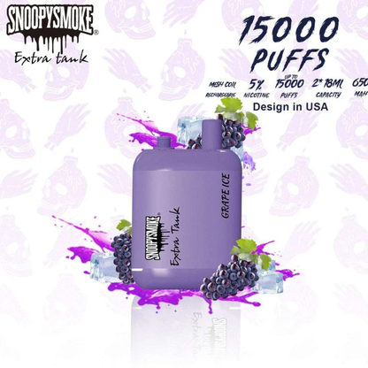 Snoopy Smoke Extra Tank - 15,000 Puffs