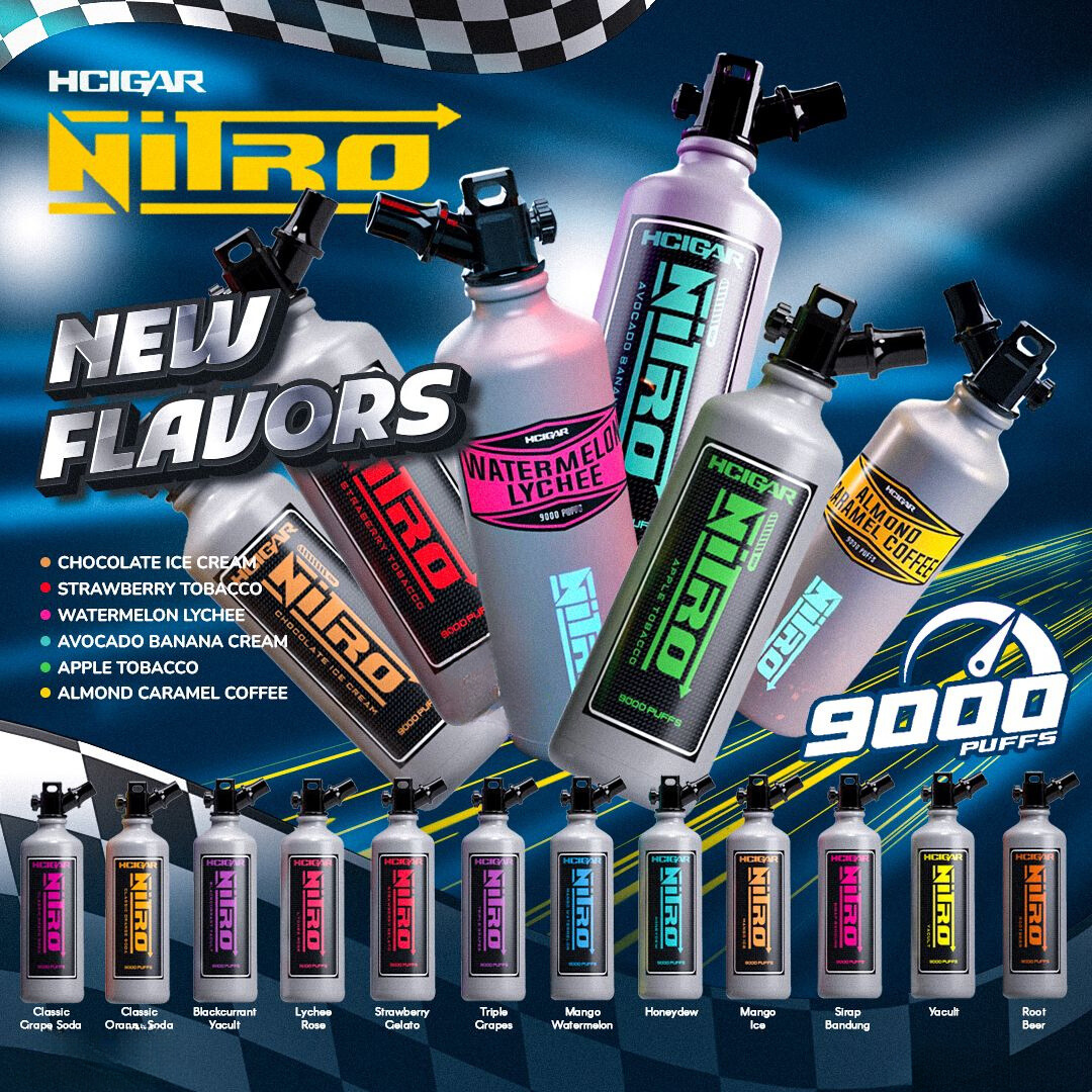 Hcigar Nitro - 9,000 Puffs