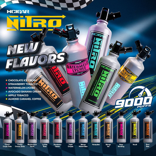 Hcigar Nitro - 9,000 Puffs