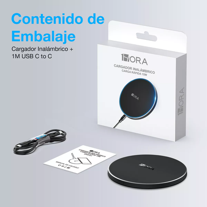 Cargador Inalámbrico 15W - 1 Hora