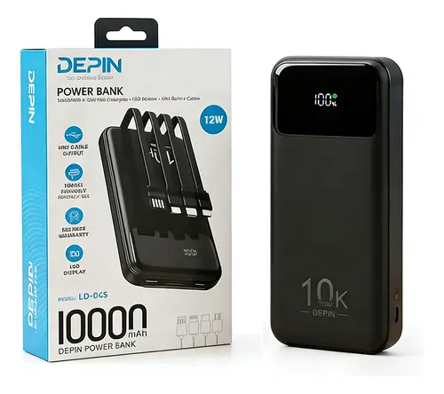 Pila Power Bank 10,000 mAh LD-04S
