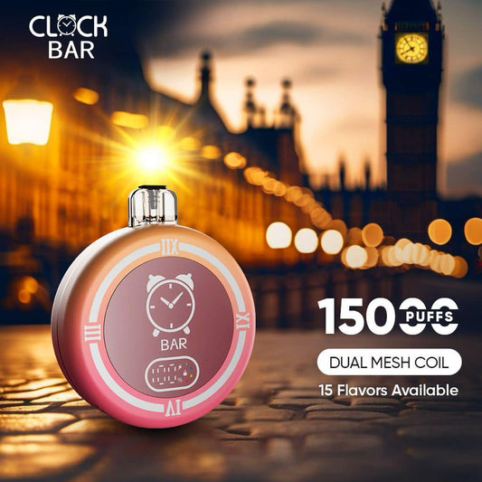 Clock Bar 15000 - 15,000 Puffs