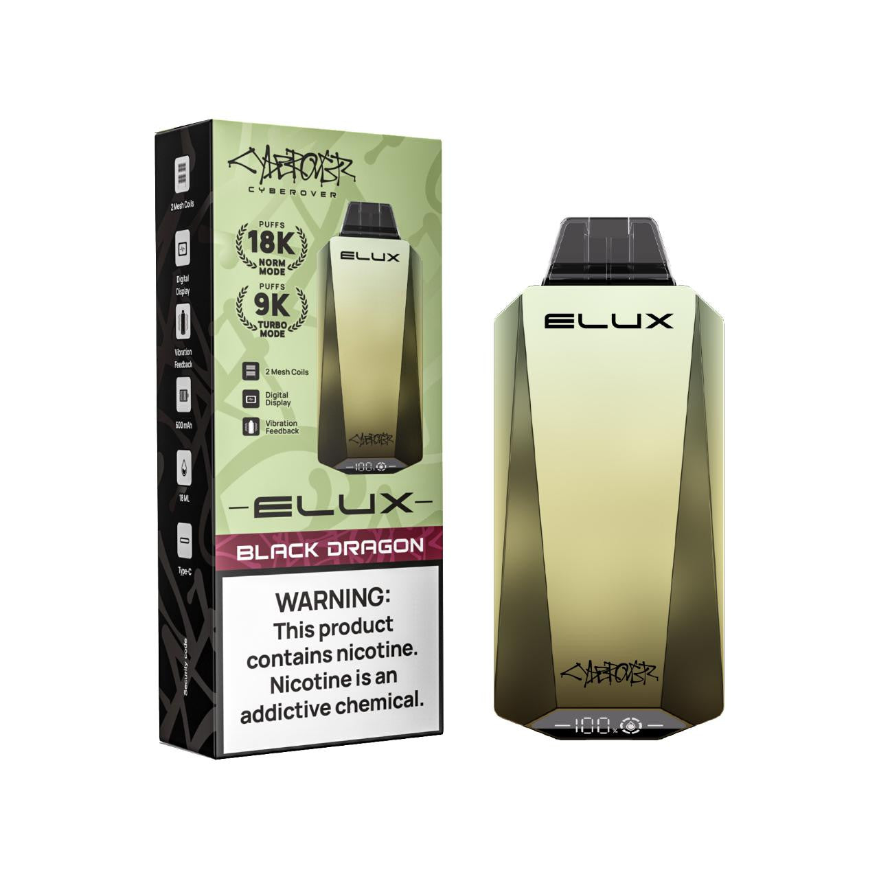 Elux Cyberover - 18,000 Puffs