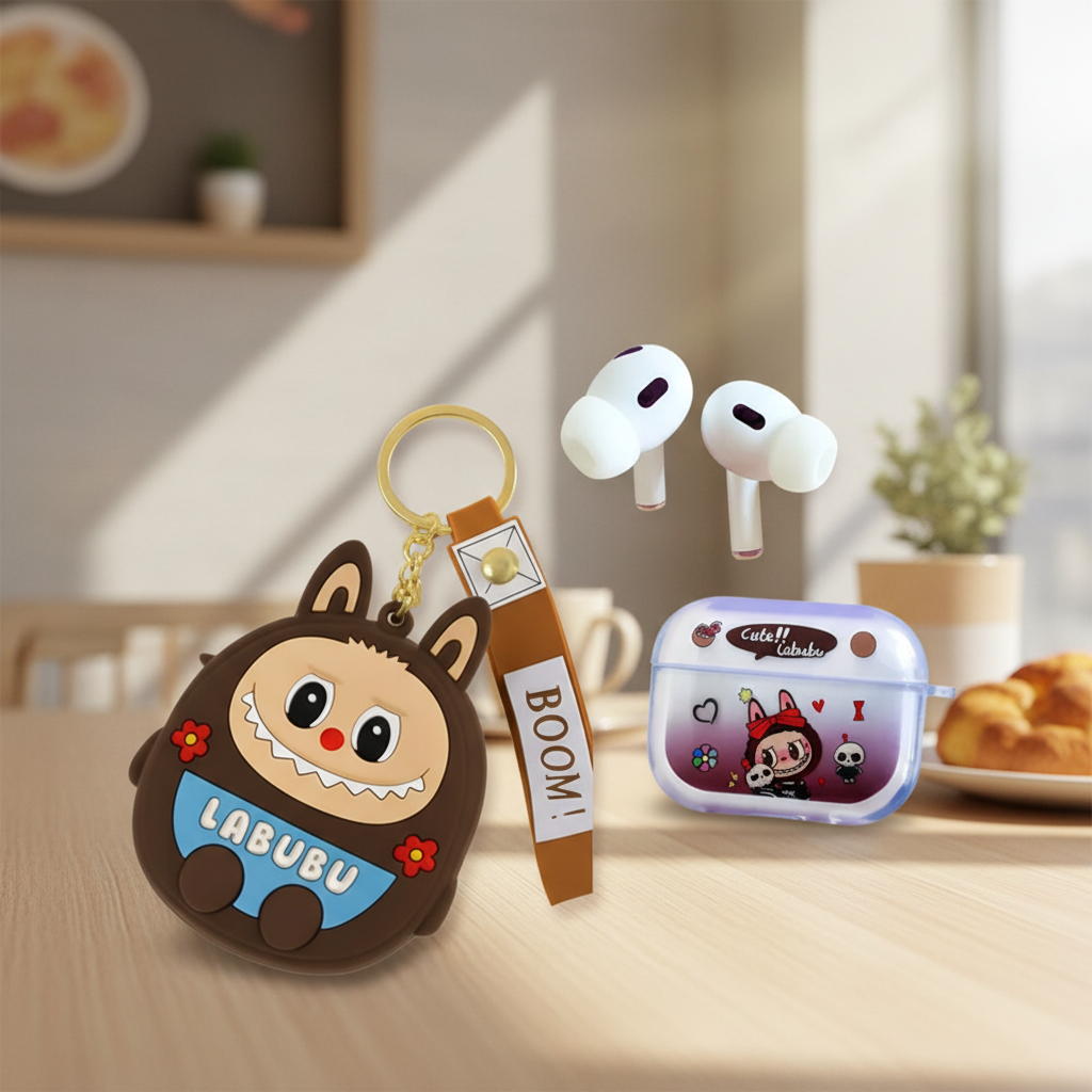 Audifonos Labubu con Monedero
